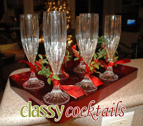 Christmas Champagne Cocktail