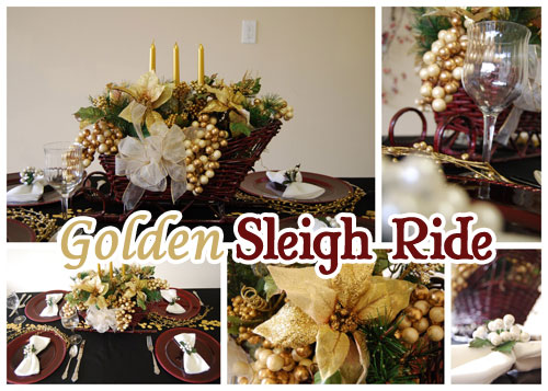 Golden Sleigh Ride Party