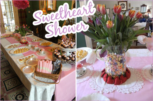 Real Life Parties: Sweetheart Bridal Shower