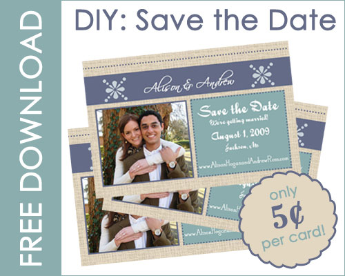 DIY Save the Date Cards