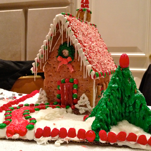 Our lovely gingerbread house!
