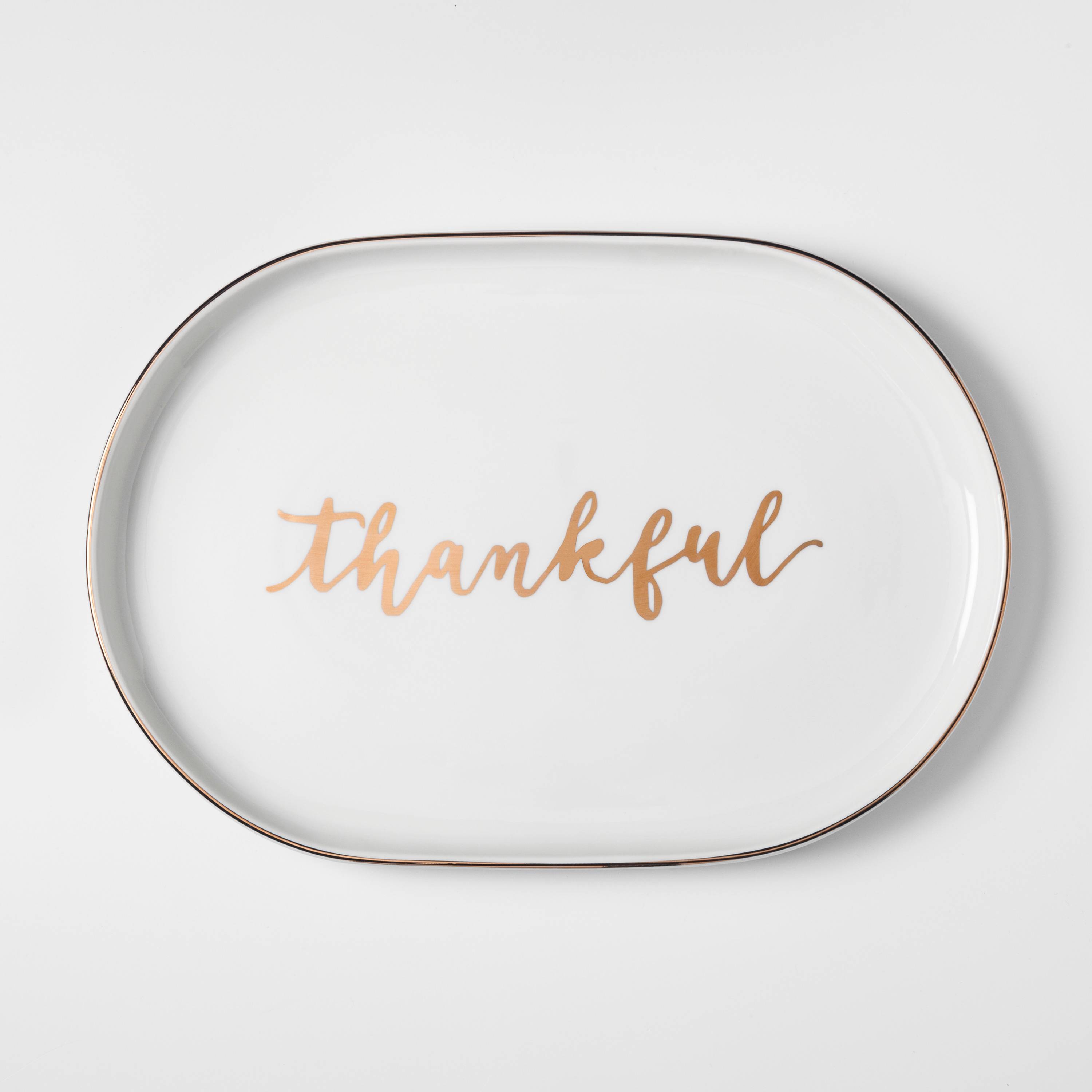 Target Thankful Platter gold