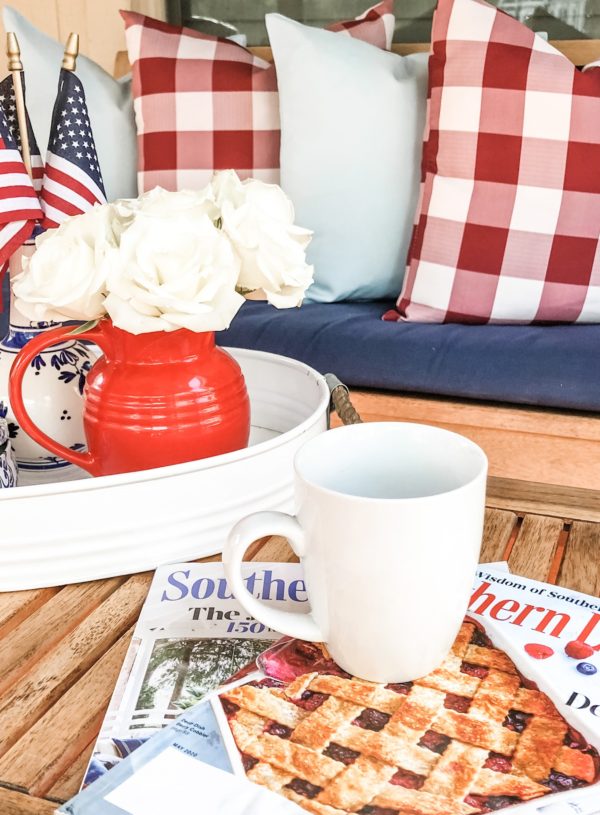 Red, White and Blue Patio Finds Inspired by our Patriotic Porch